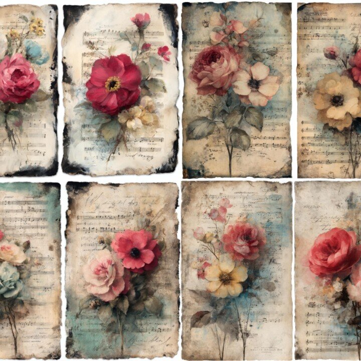 vintage preview 2 – Journal Pages