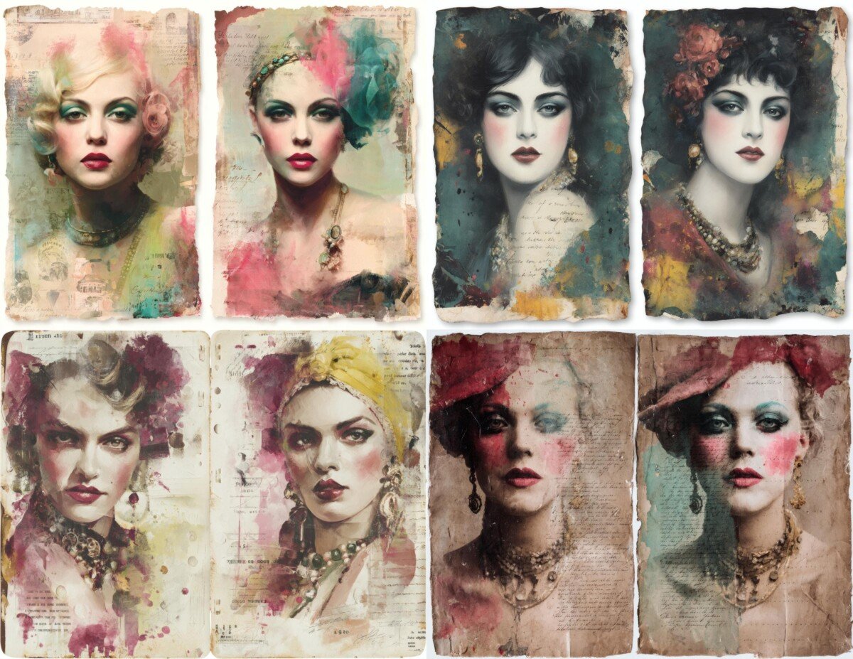 vintage preview 4 – Journal Pages