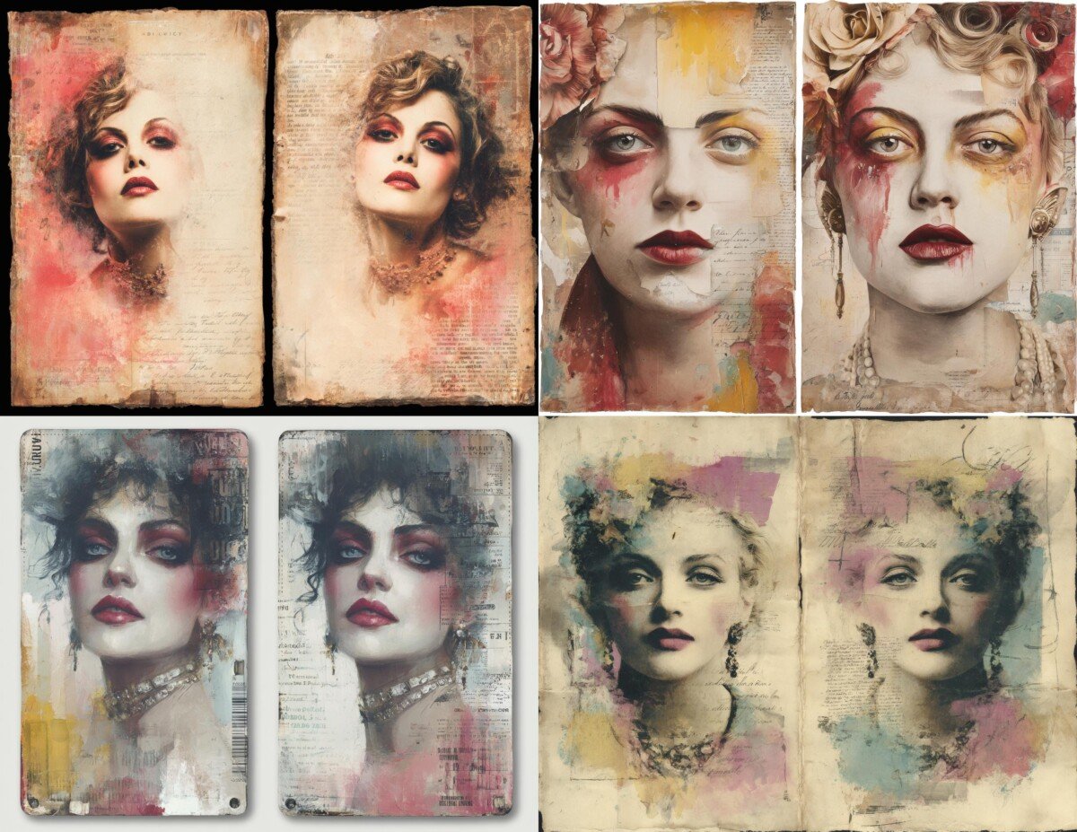 vintage preview 6 – Journal Pages