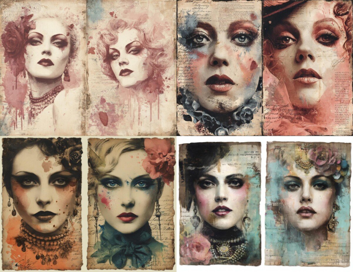 vintage preview 5 – Journal Pages