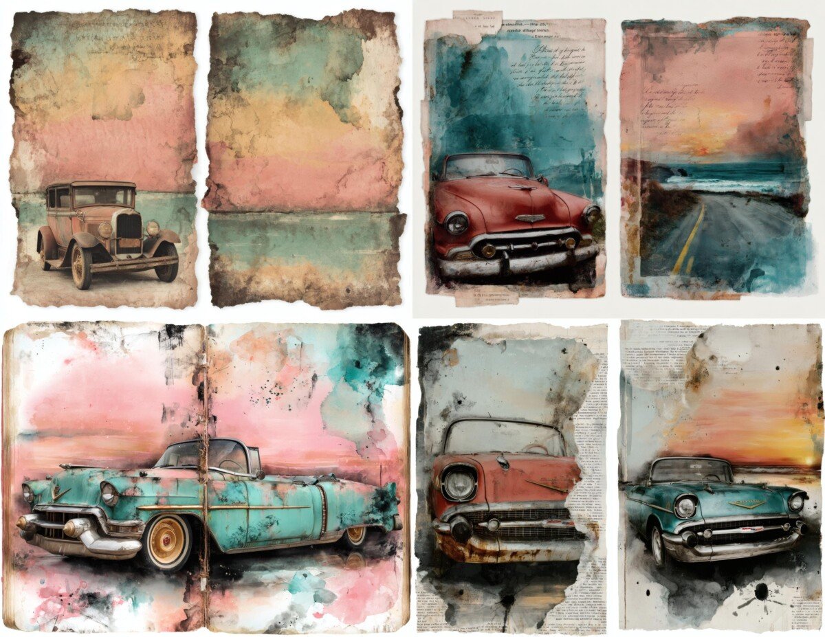 vintage preview 2 – Journal Pages