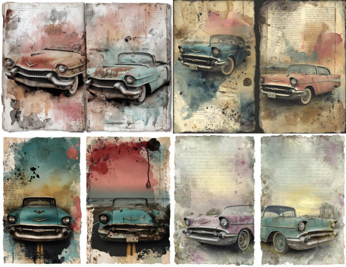 vintage preview 5 – Journal Pages