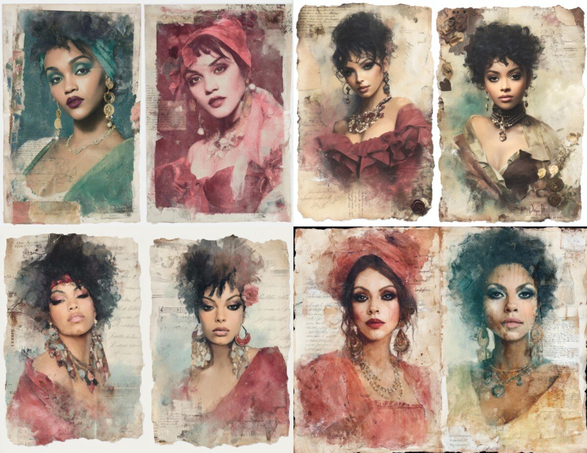 vintage preview 5 – Journal Pages
