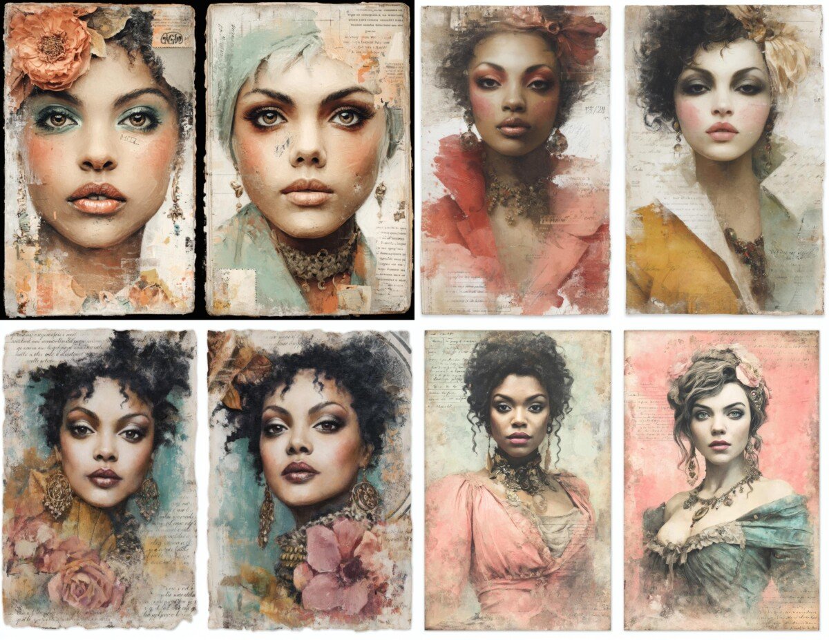 vintage preview 2 – Journal Pages