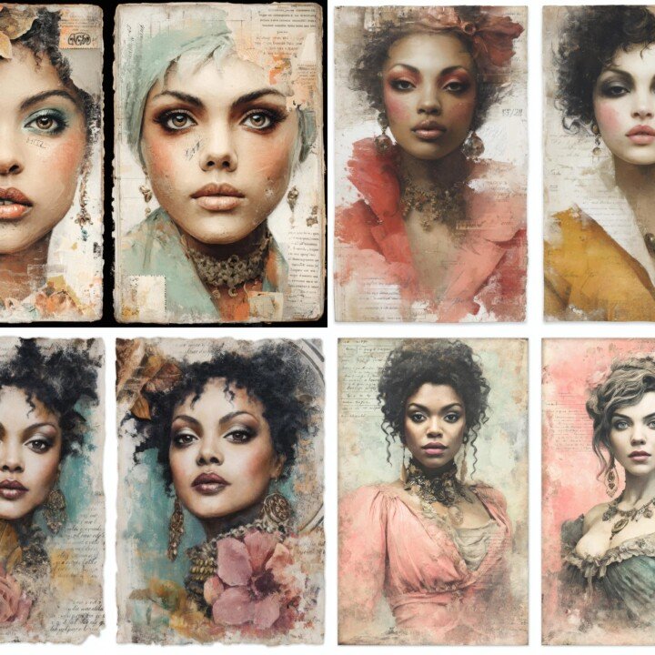 vintage preview 2 – Journal Pages