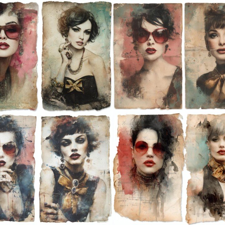 vintage preview 2 – Journal Pages
