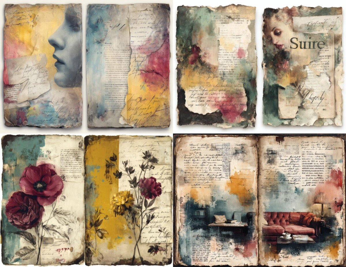 modern – 28 Modern Pop Art Journal Pages
