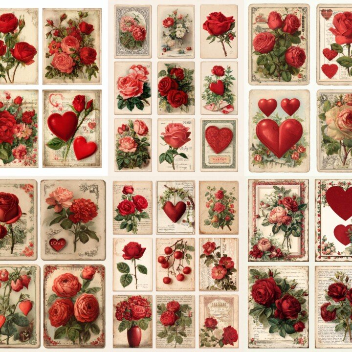 vintage – Vintage Valentine Junk Journal Pages