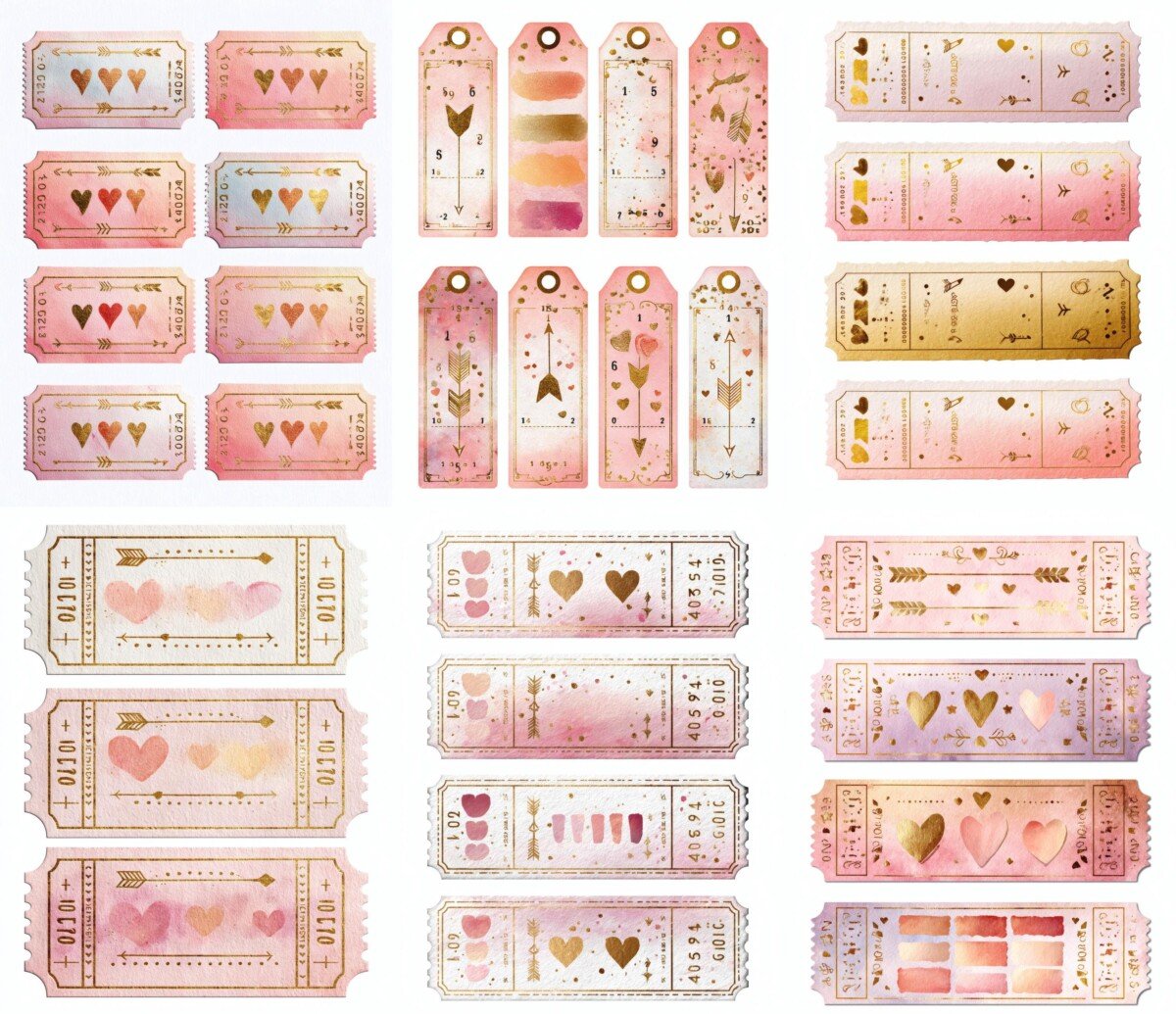 cupid – Cupid Arrow Valentine Tickets Labels & Tags