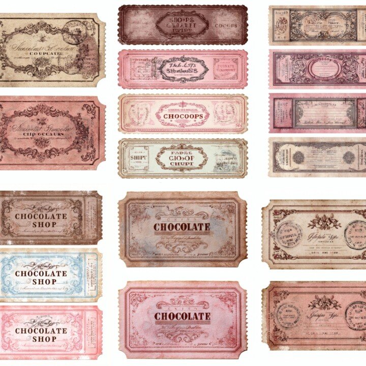 vintage – Vintage Chocolate Gift Coupons Kit