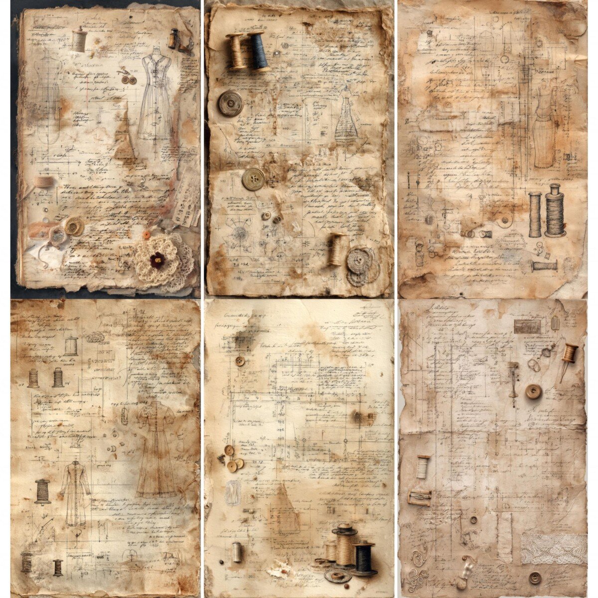 sewing preview 5 – Journal Pages