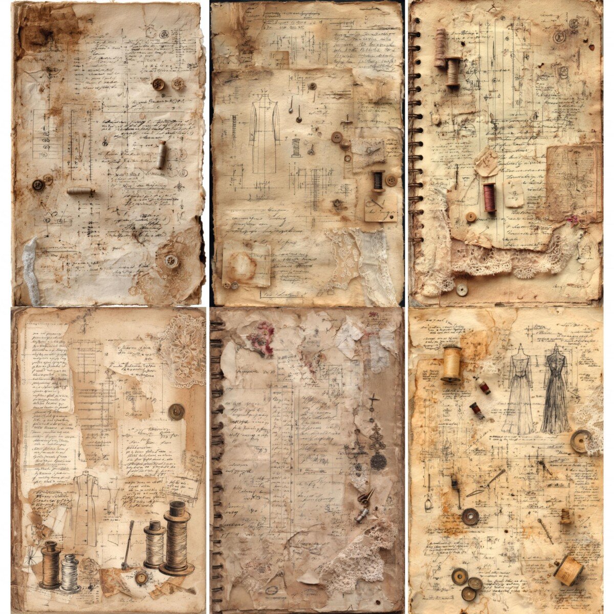 sewing preview 2 – Journal Pages