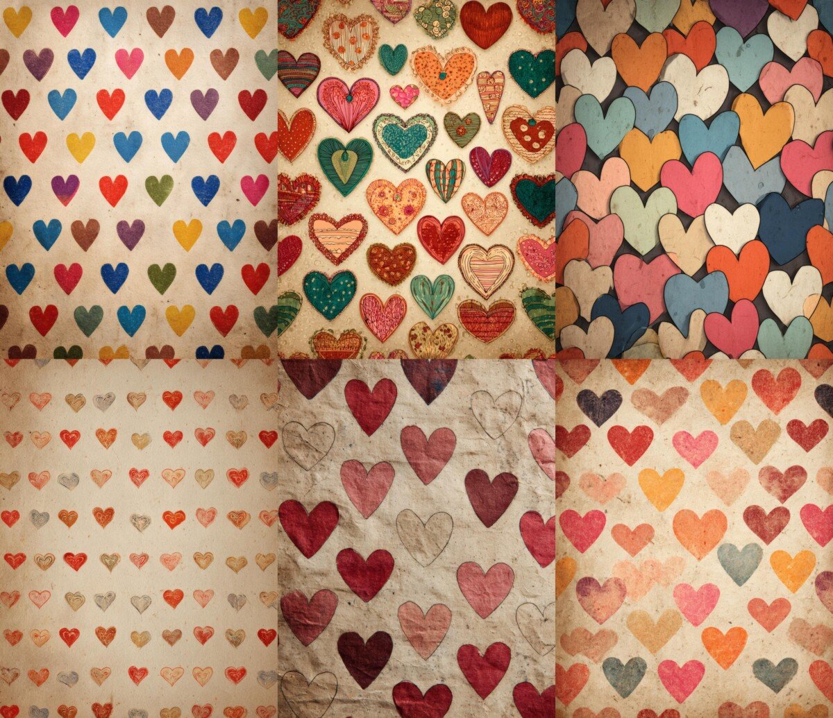 vintage – Vintage Hearts Junk Journal Pages