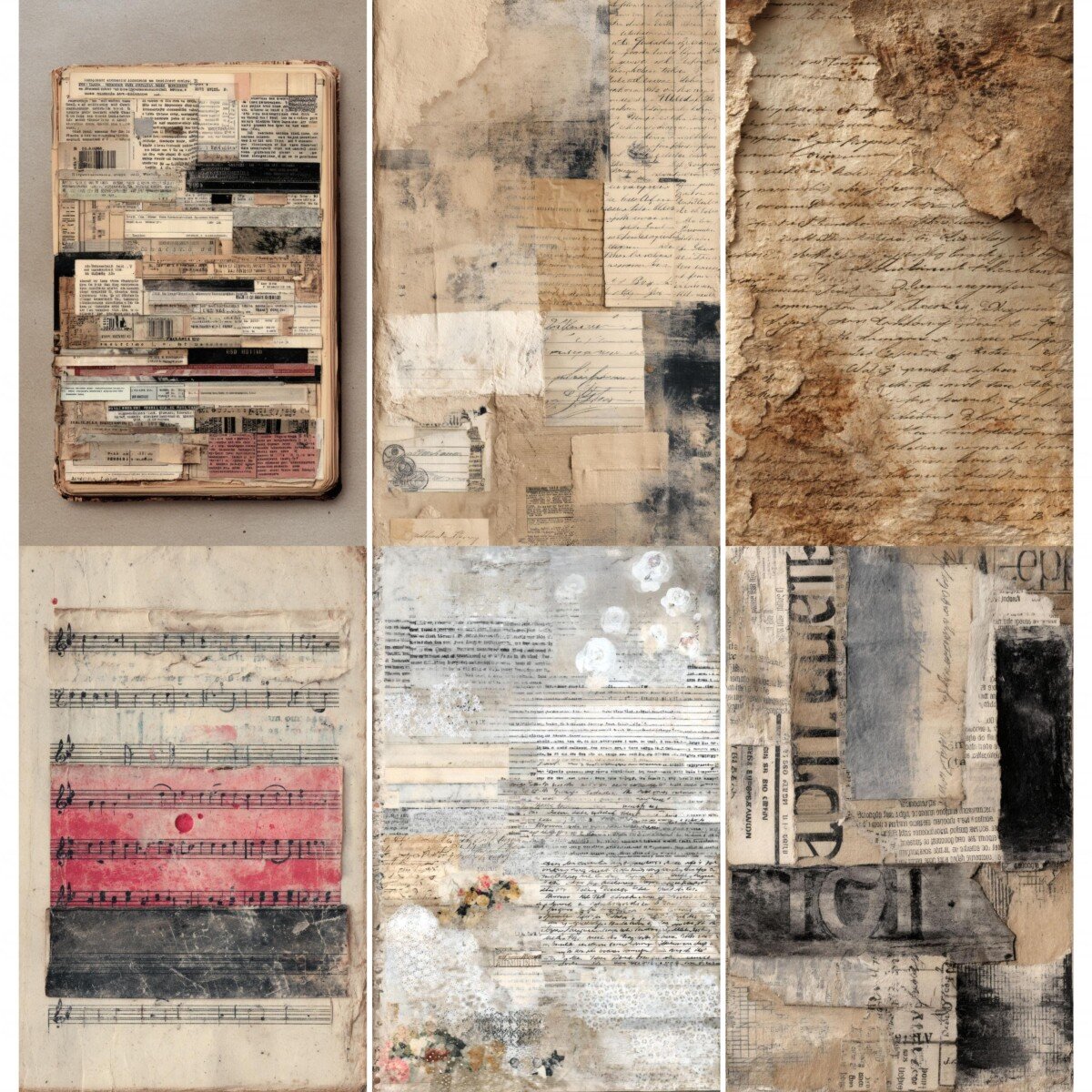 vintage preview 8 – Journal Pages