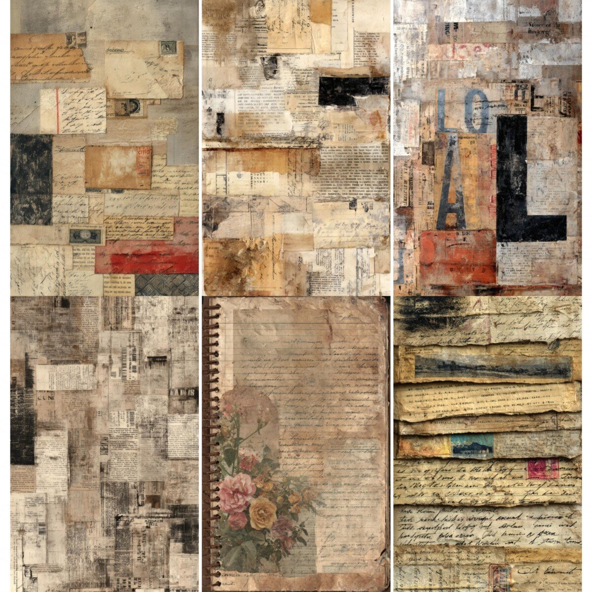 vintage preview 4 – Journal Pages