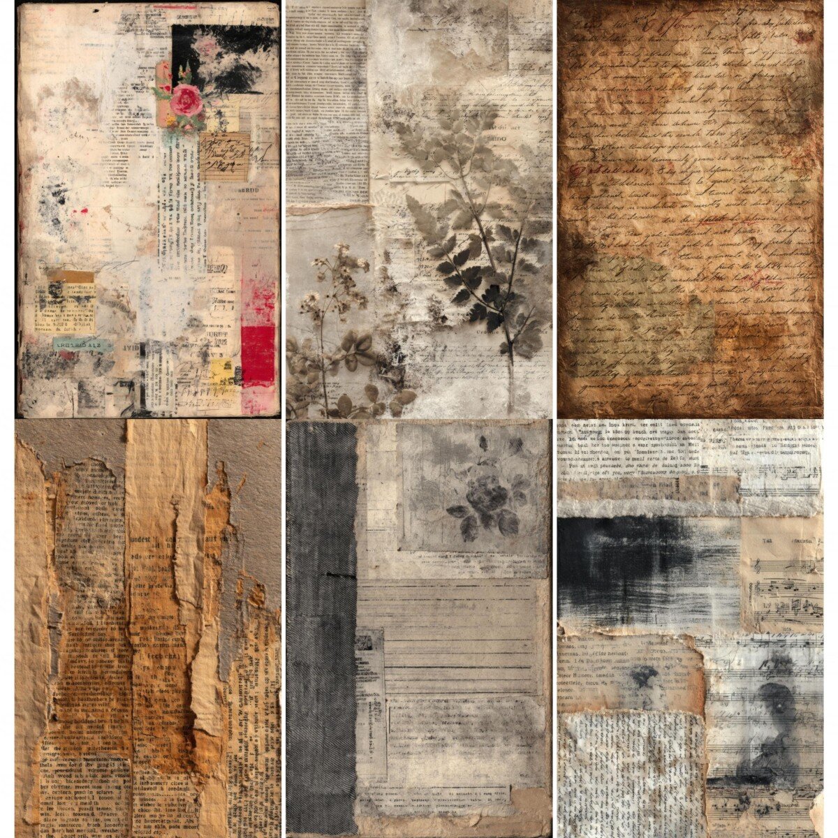 vintage preview 6 – Journal Pages