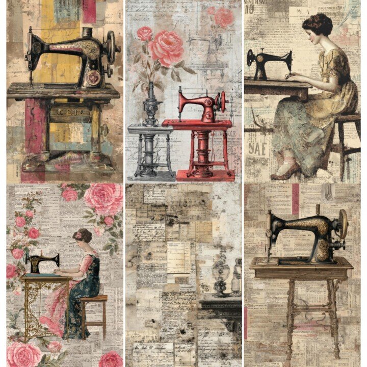 vintage preview 2 – Journal Pages