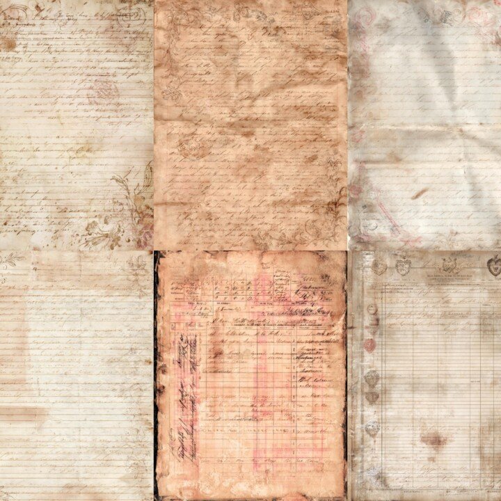 vintage – 68 Vintage Valentine Junk Journal Pages