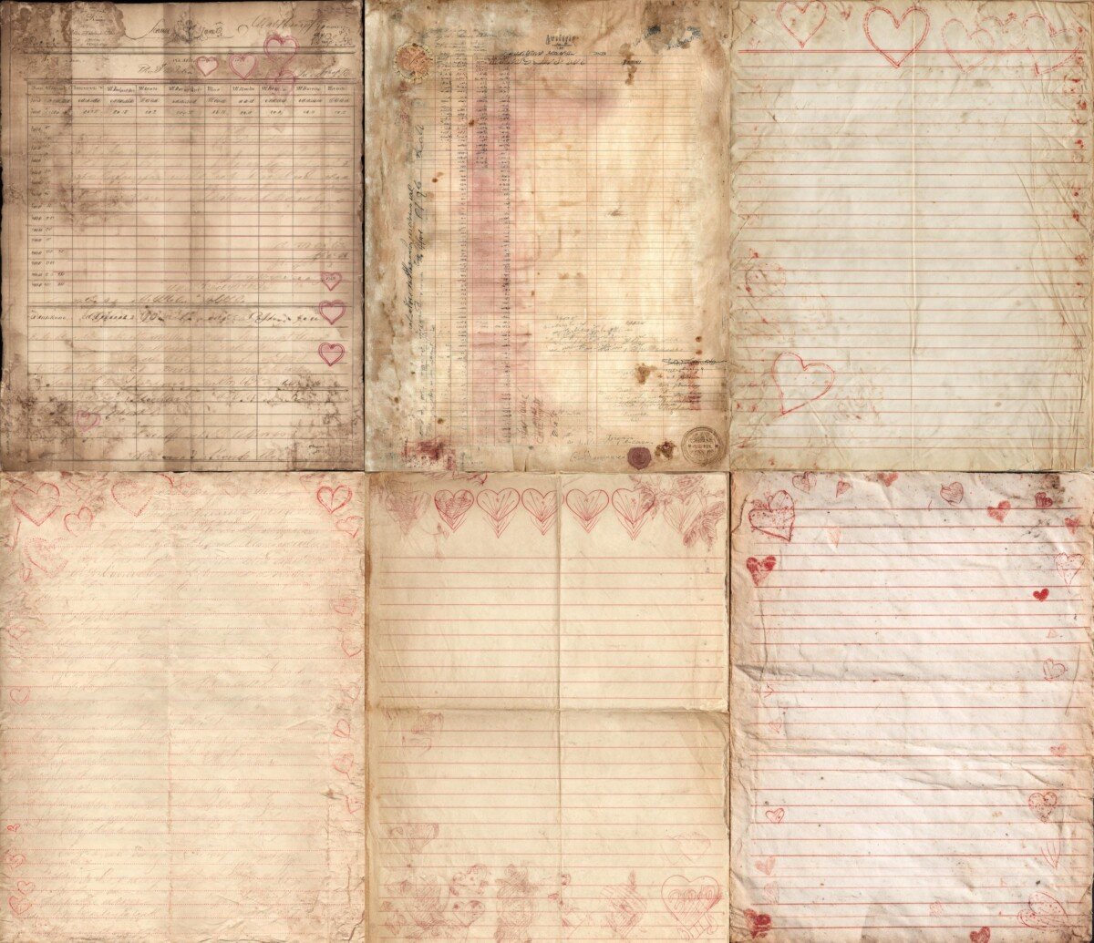 vintage preview 2 – Journal Pages