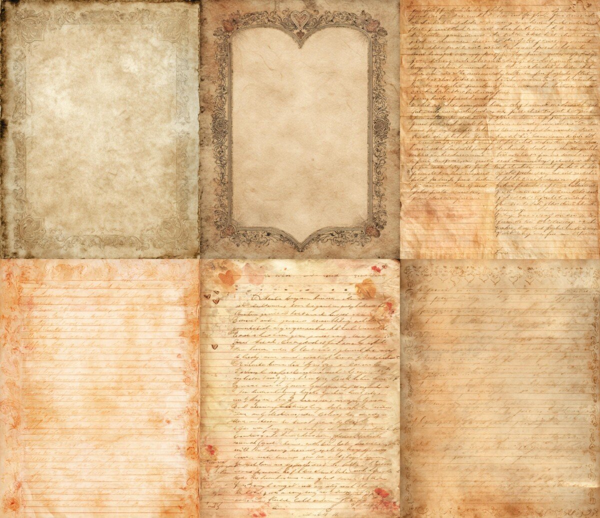 vintage preview 4 – Journal Pages