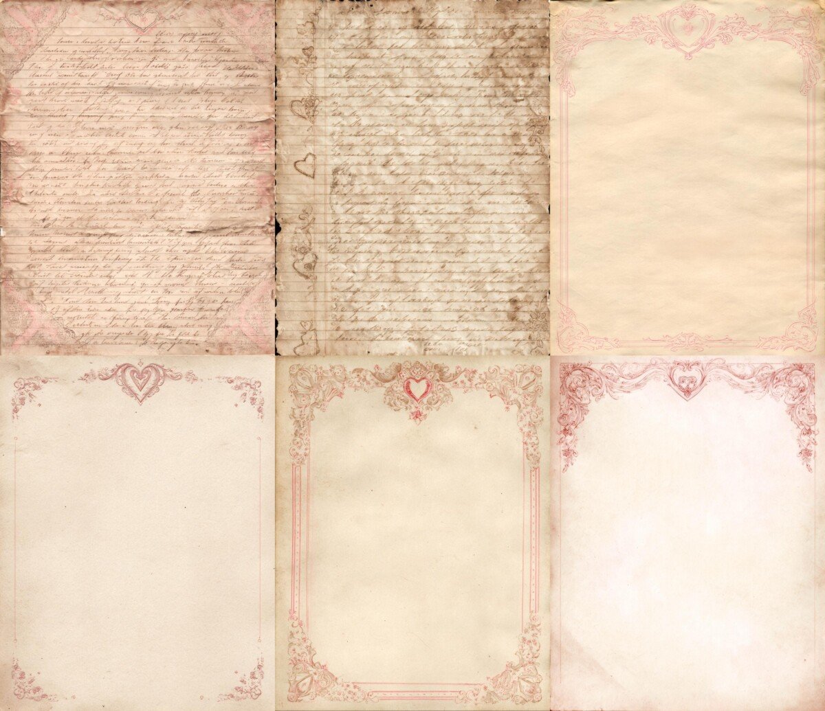 vintage preview 10 – Journal Pages