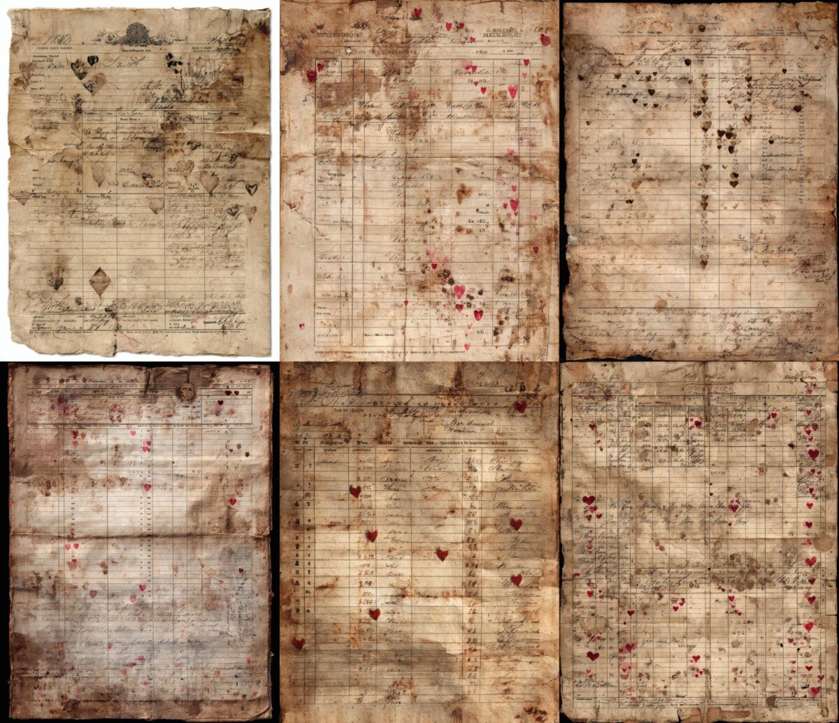 antique preview 2 – Journal Pages