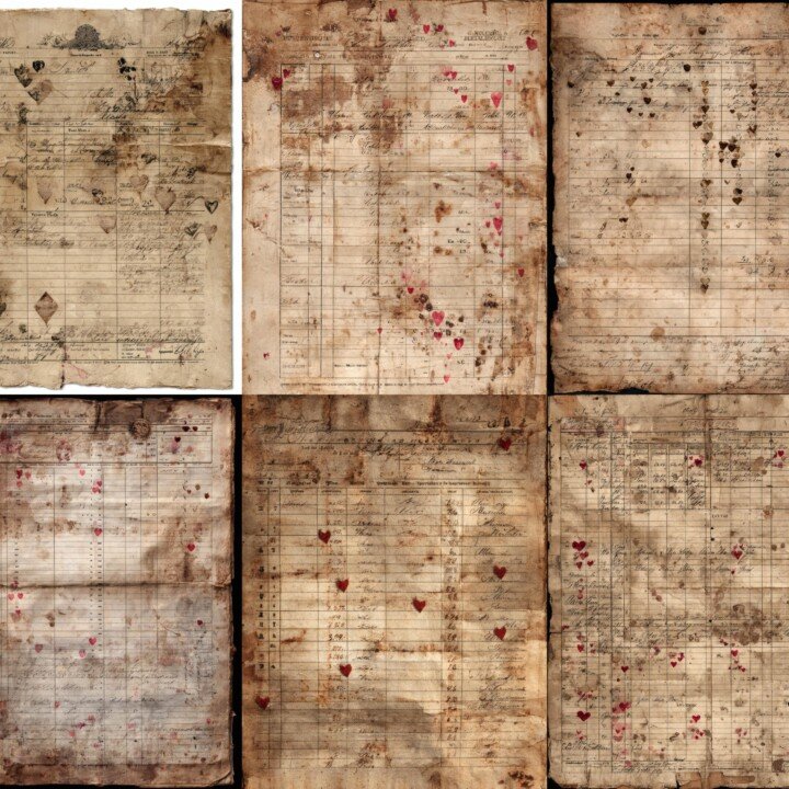 antique preview 2 – Journal Pages