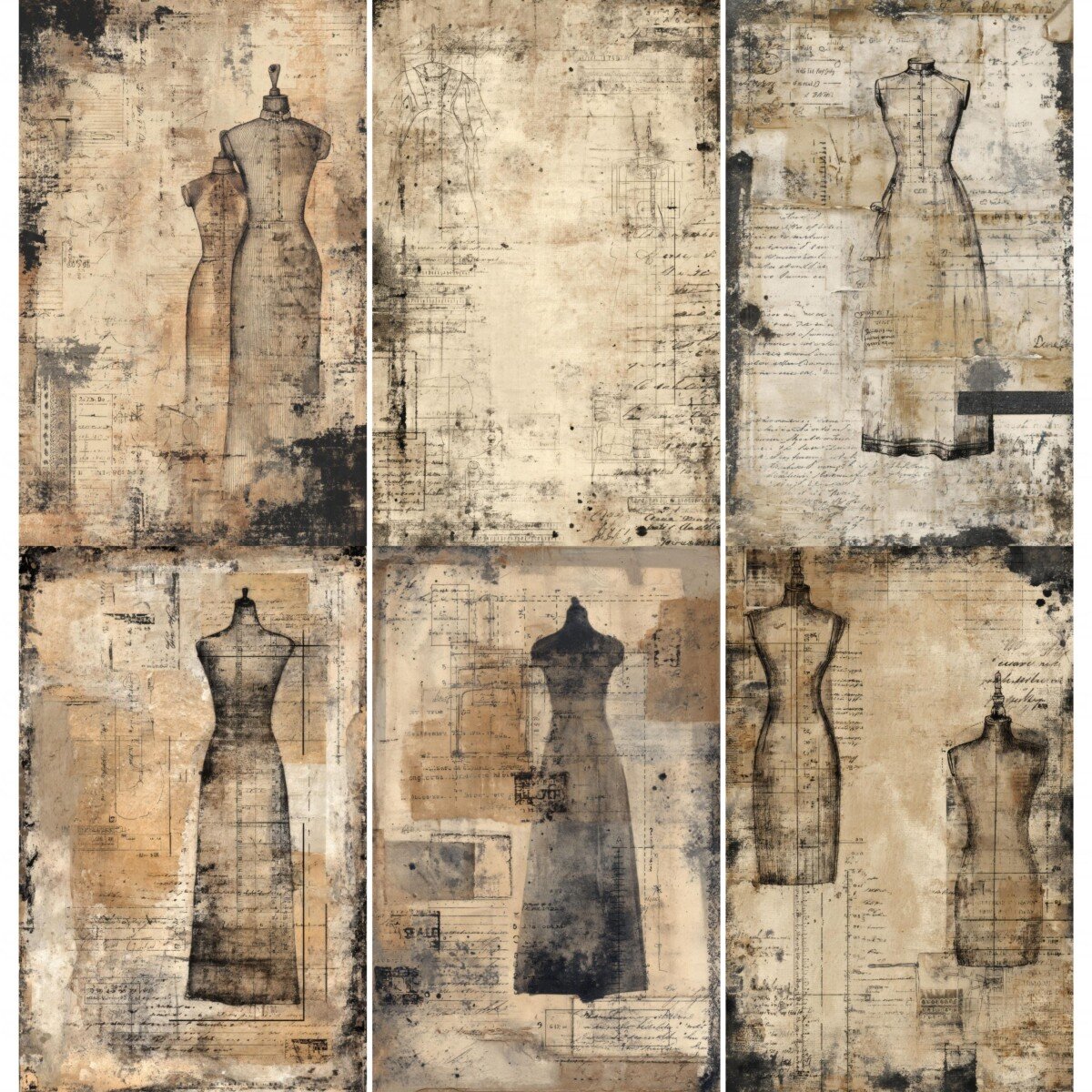 vintage preview 5 – Journal Pages