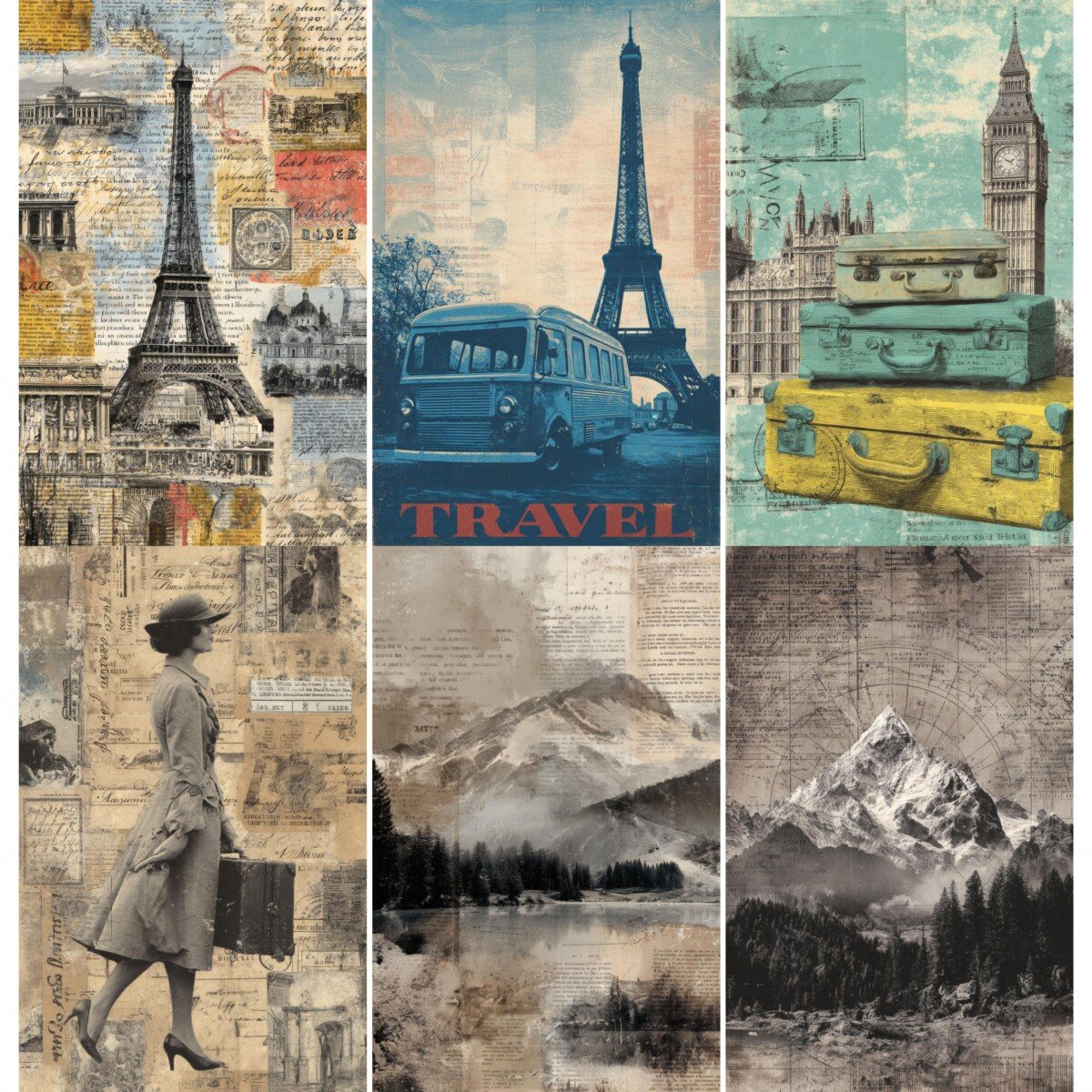 vintage preview 8 – Journal Pages