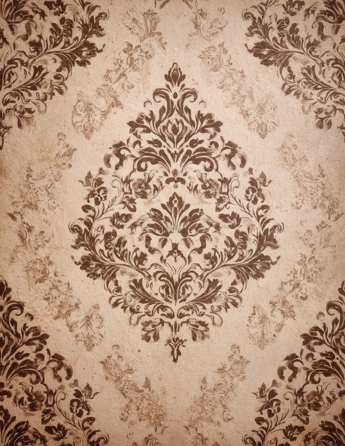 Decorative Vintage Pattern Journal/ Scrapbook Pages - Image 9