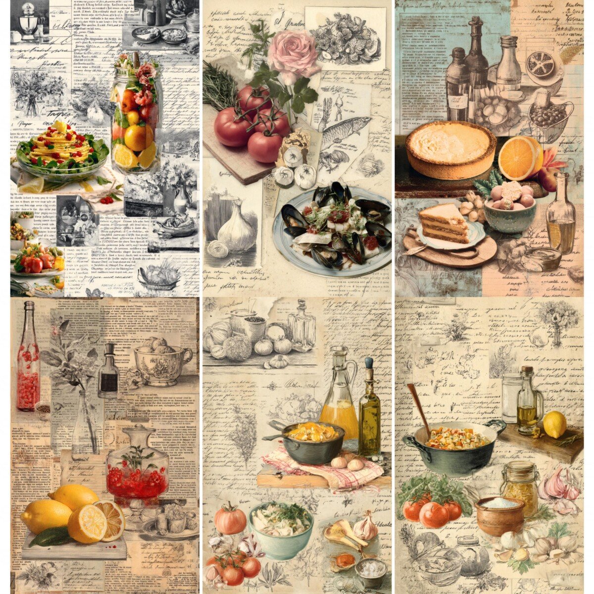 vintage preview 4 – Journal Pages
