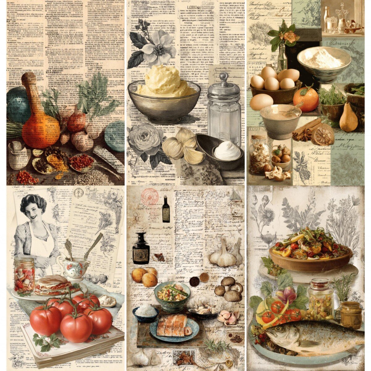 vintage preview 8 – Journal Pages