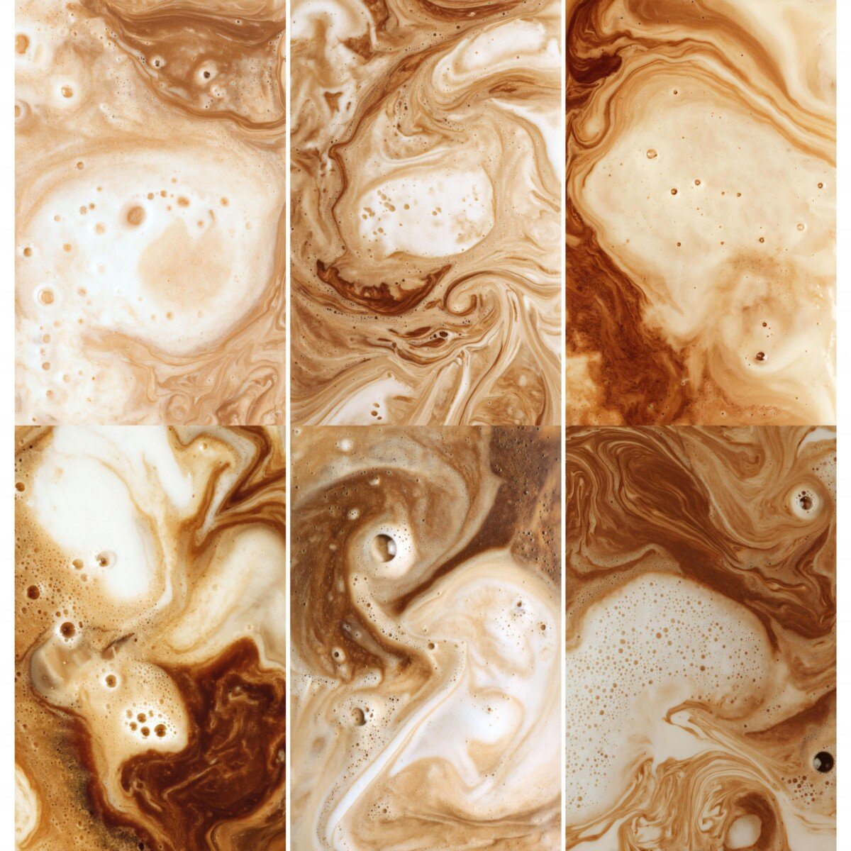 coffee – 52 Coffee Cream Texture Junk Journal Pages
