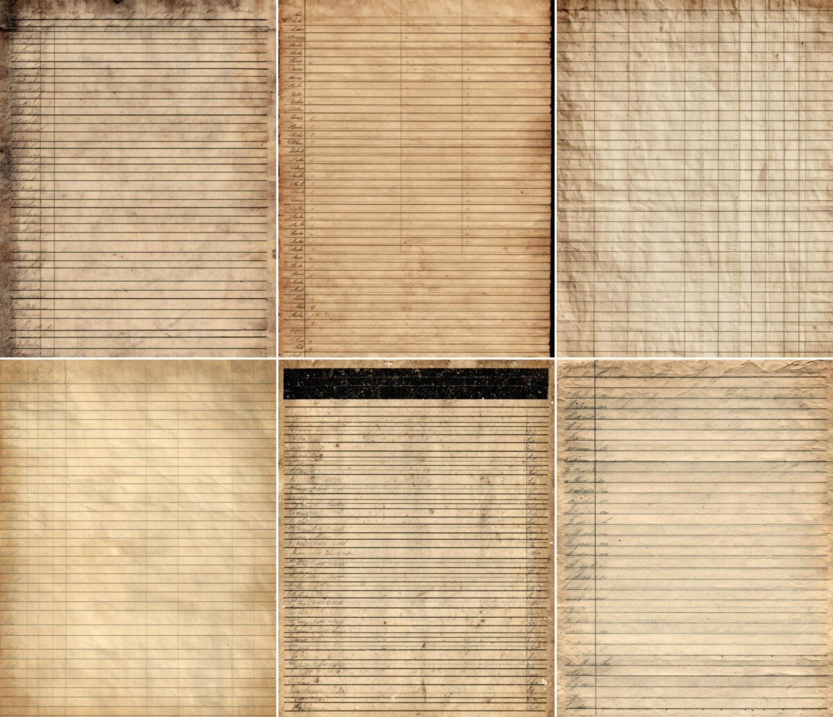 vintage preview 4 – Fussy Cuts