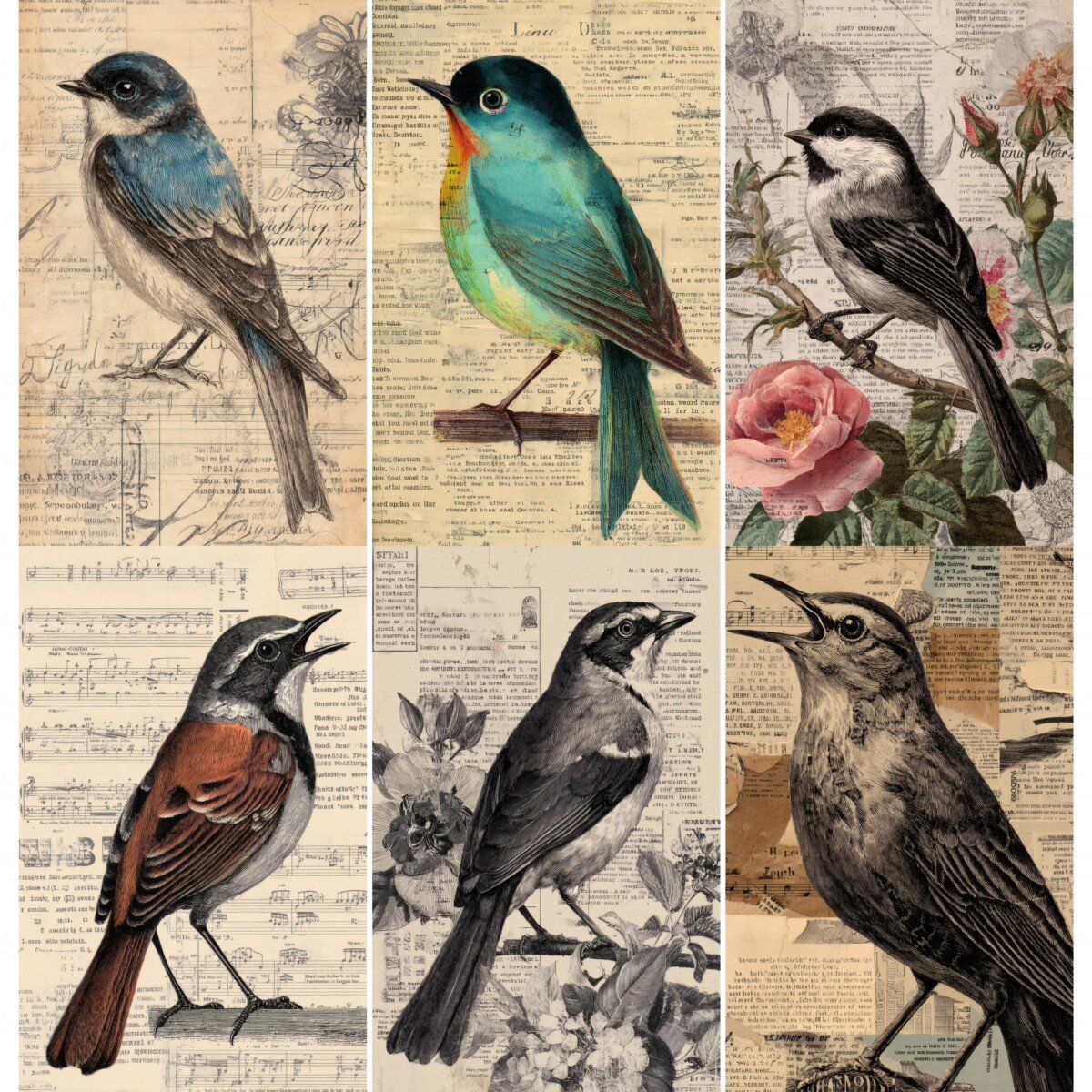 vintage preview 6 – Journal Pages
