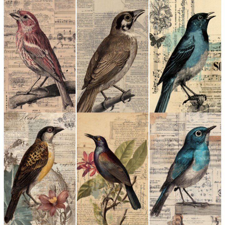 vintage preview 2 – Journal Pages