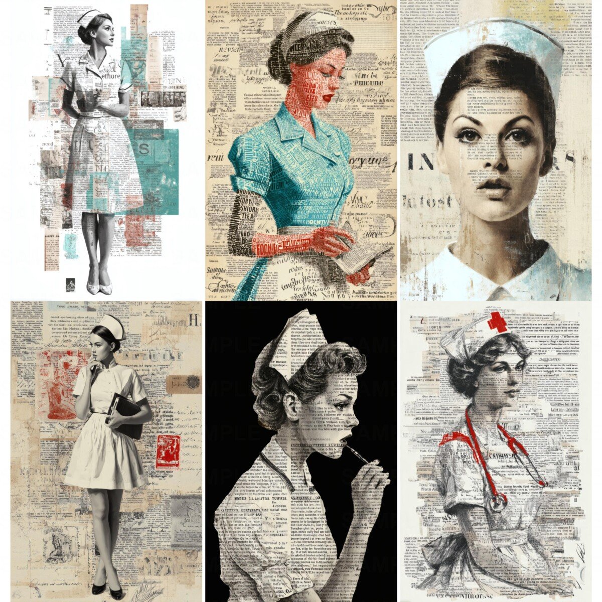 vintage preview 5 – Journal Pages