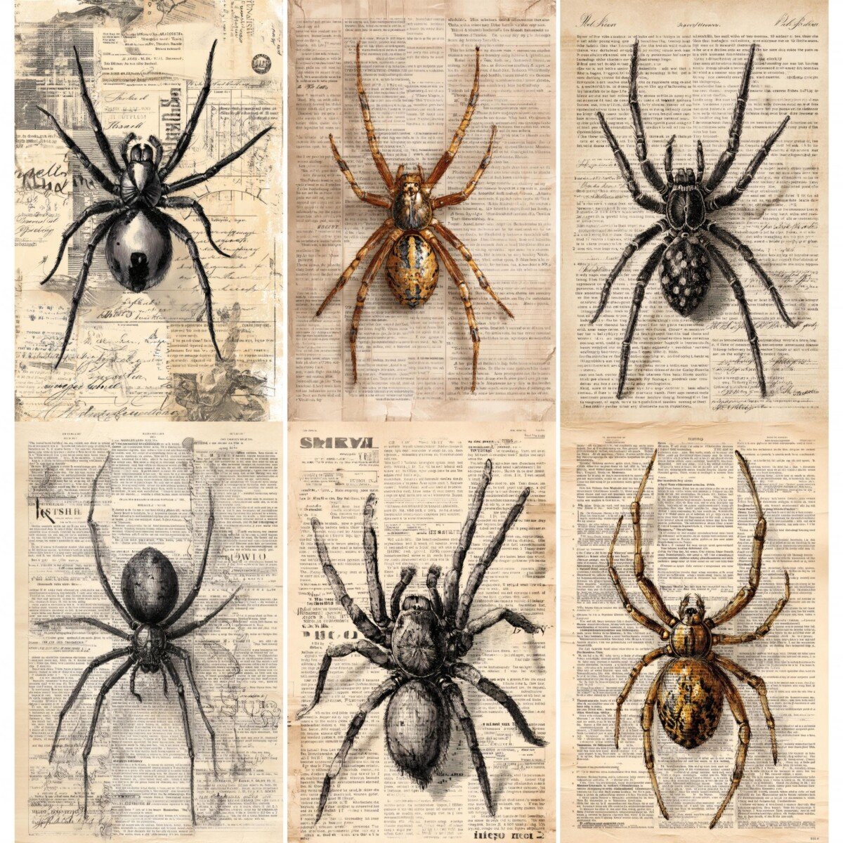 dark – 52 Dark Spider Journal Pages