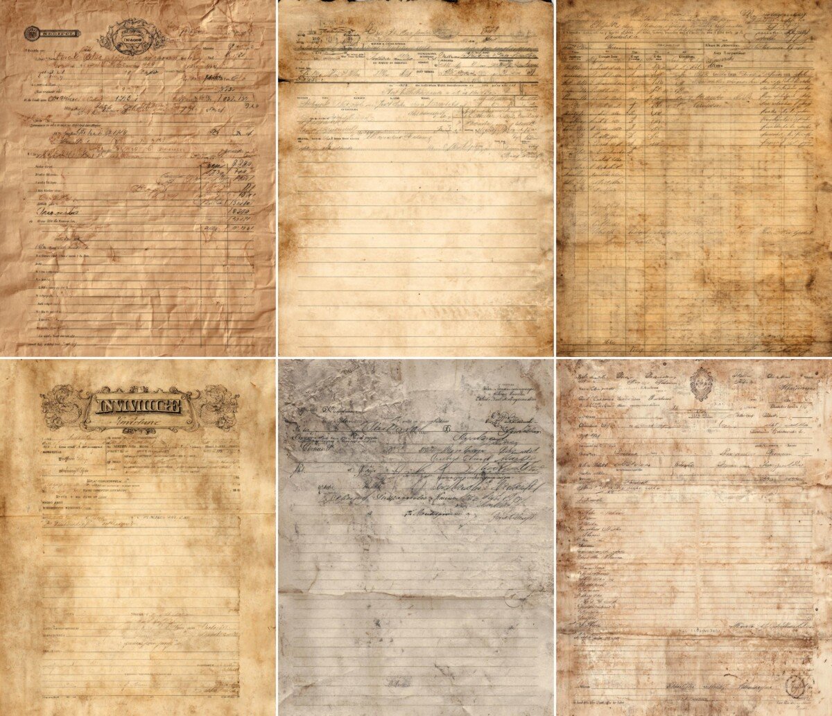 vintage preview 2 – Journal Pages