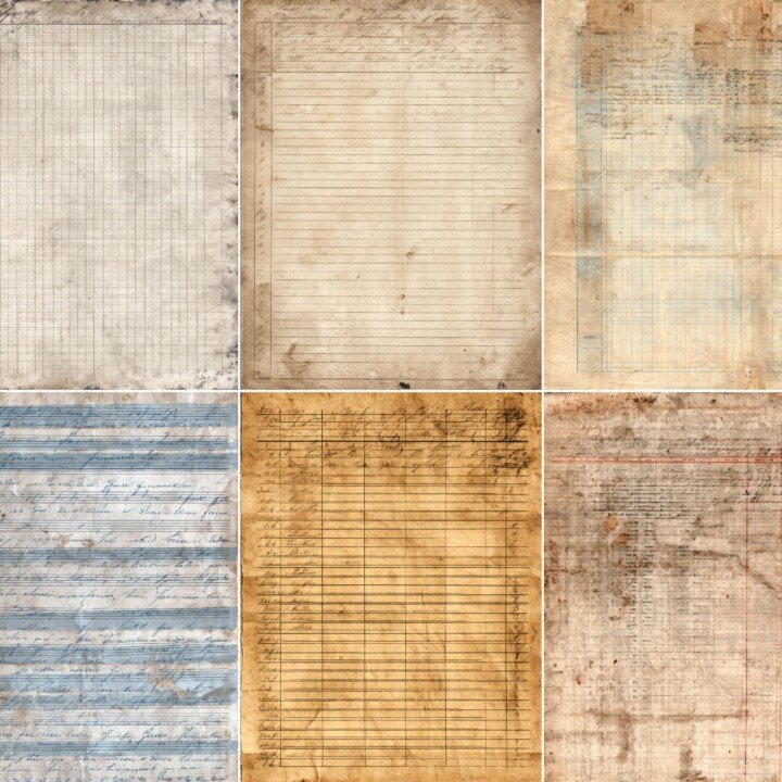 vintage preview 2 – Journal Pages