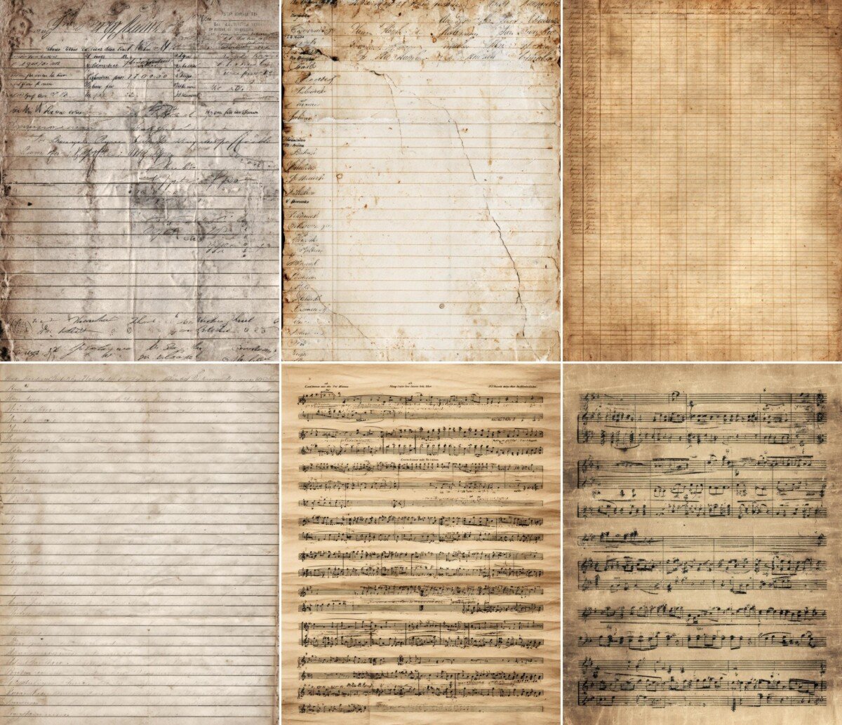 vintage preview 7 – Journal Pages
