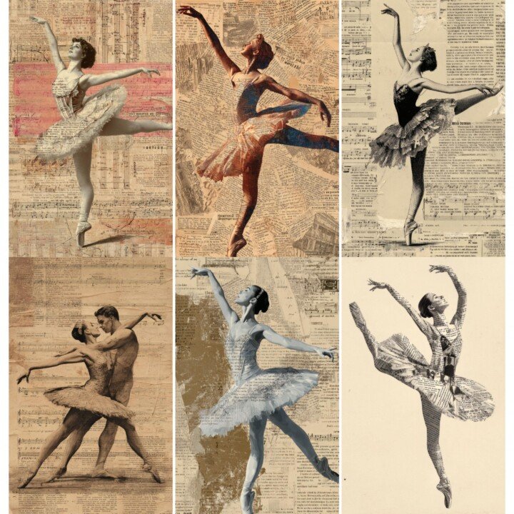 ballet – 50 Ballet Junk Journal Pages