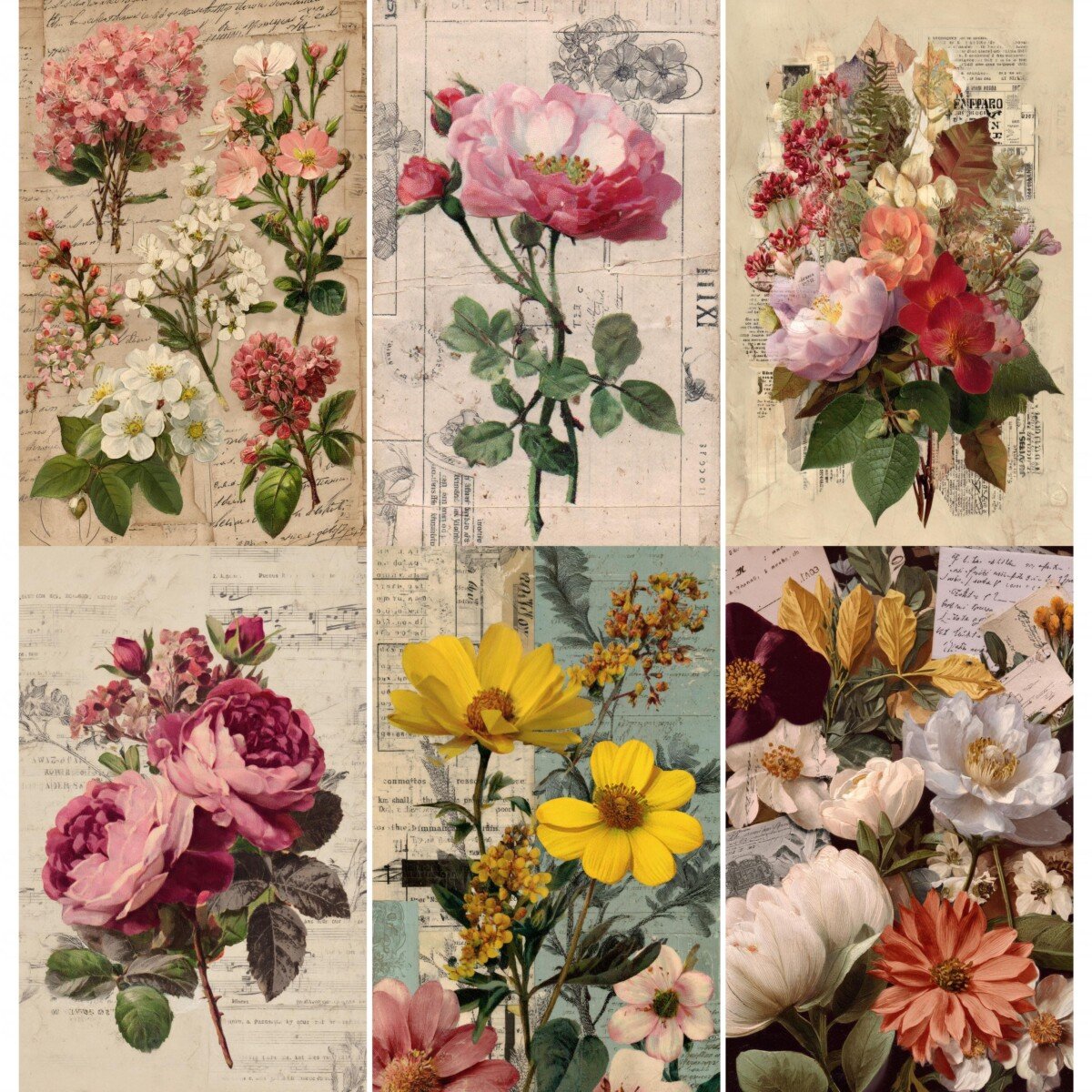 floral preview 7 – Journal Pages