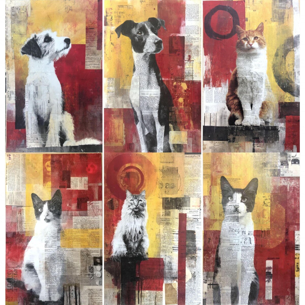 cat – 52 Cat and Dog Junk Journal Pages