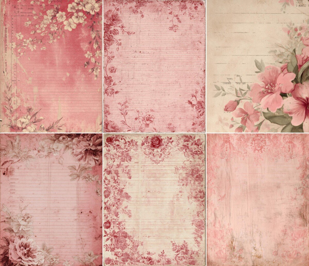 vintage preview 8 – Journal Pages