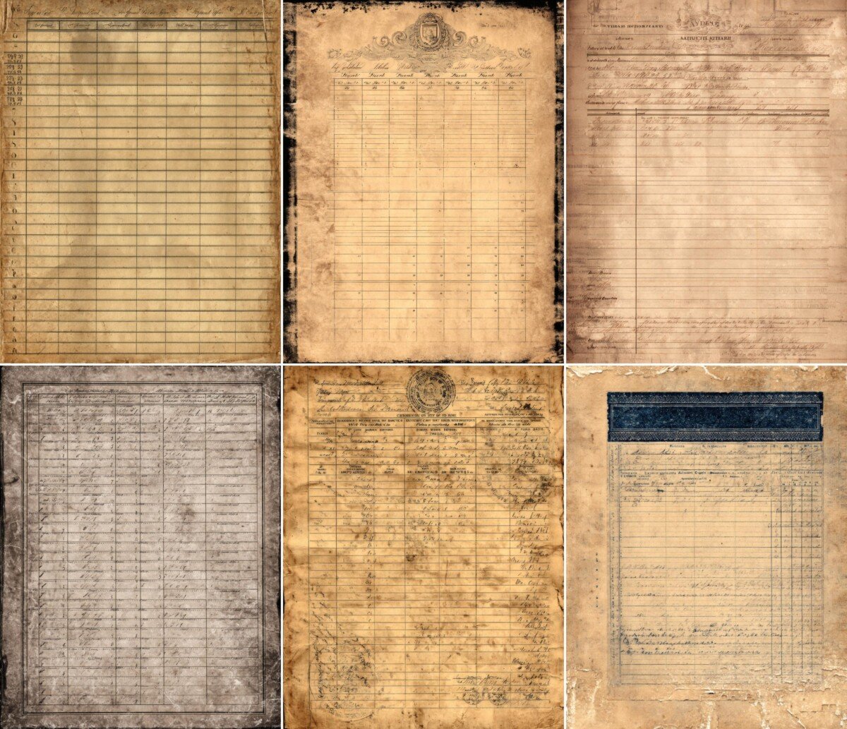 vintage – Vintage School Attendance Junk Journal Pages