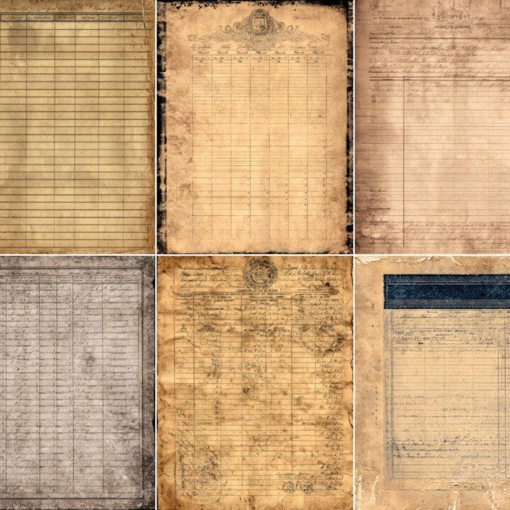 vintage – Vintage School Attendance Junk Journal Pages