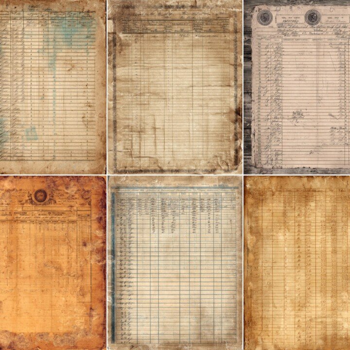 vintage preview 2 – Journal Pages
