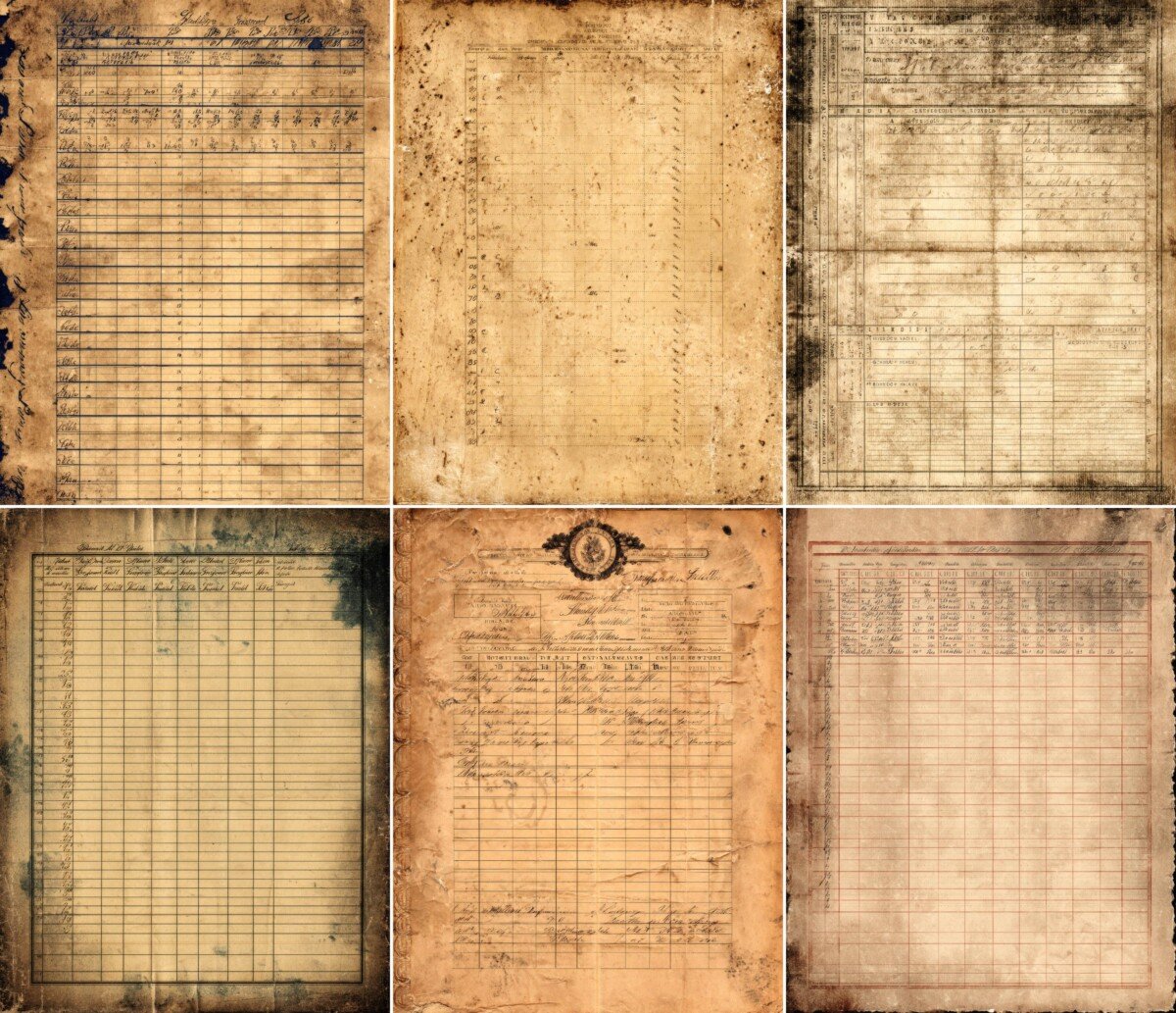 vintage preview 4 – Journal Pages