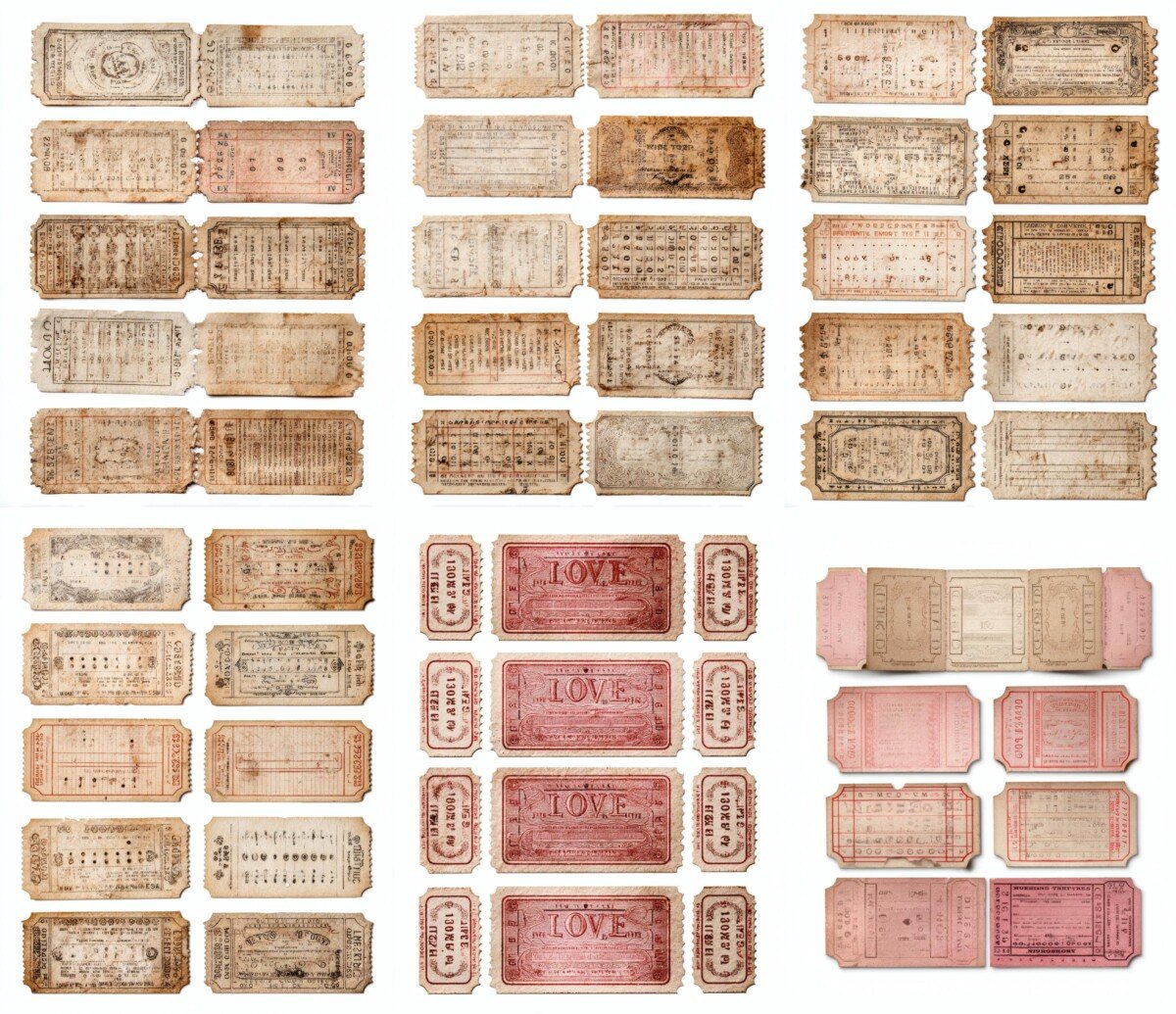 vintage preview 5 – Fussy Cuts
